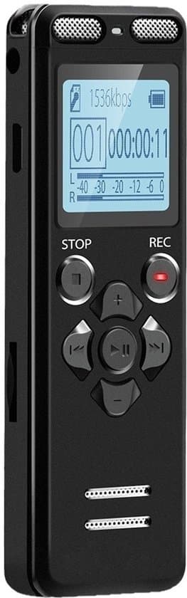 Diktator 8GB – 1536kbps, display, USB-C, støjreduktion, one-touch