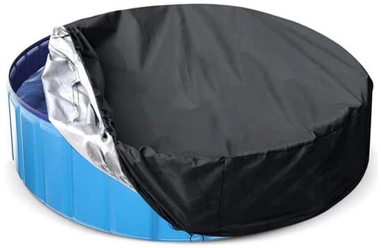 Rundt poolovertræk, foldbart, 160 cm, vandtæt, støvtæt