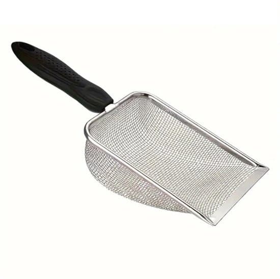 Kattsandsskopa - Kattbajsskopa - Ergonomisk - Rostfritt stål