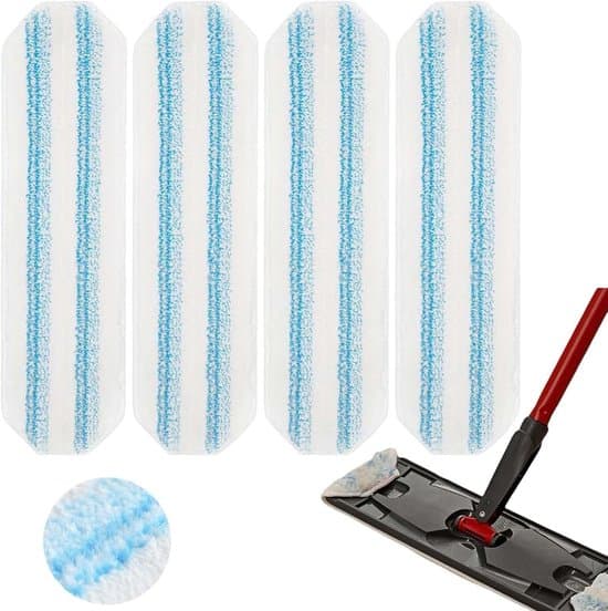 4-pack O-Cedar/Vileda H2prO kompatibla mikrofibermoppdynor
