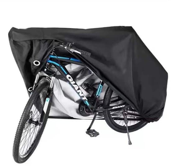 Universal 200x110x70cm 210D Oxford Cykel- og E-cykelovertræk - Sort