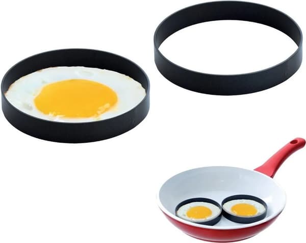 Æggepandekageforme, 2-pak, ringform