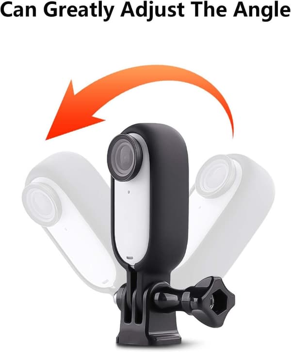 Monteringsram för Insta360 Go 3, Lättviktskameramontering för säker montering av stativ, selfiepinnar och tillbehör