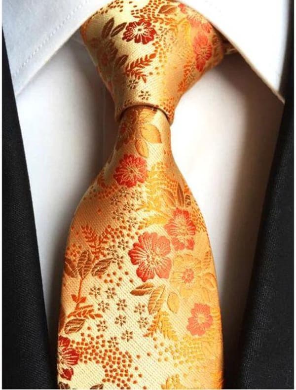 Specialudgave slips - Orange Blomst - One Size Fits All