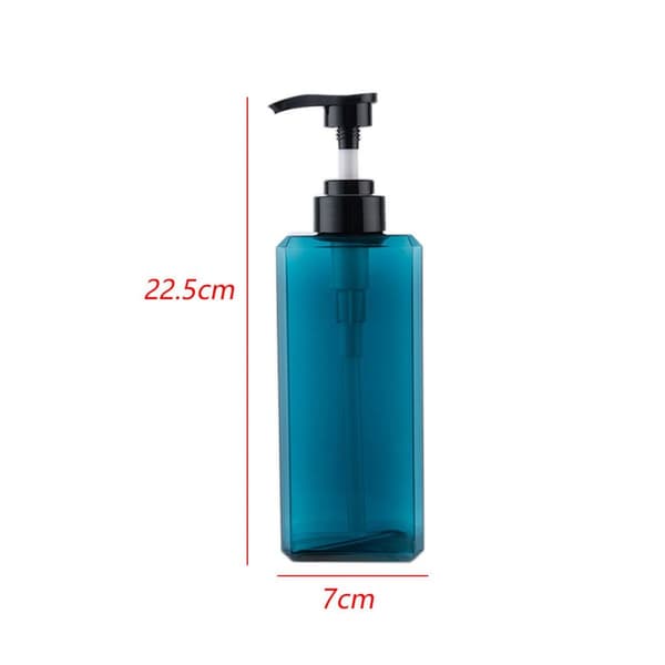Två 650 ml pumpflaskor, påfyllningsbara plastemulsionspumpflaskor, tomma pumpflaskor, lämpliga för tvål, emulsion och schampo.