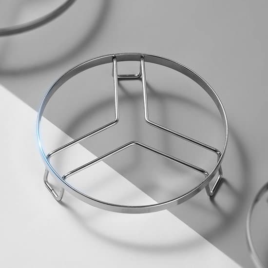 Tre dampstativer i rustfrit stål, 304 rustfrit stål, 12,3-18,3 cm