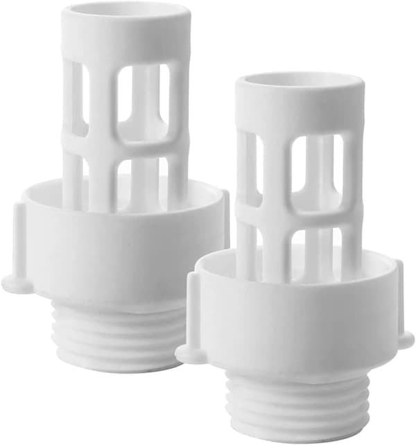Reservedele til Intex 10184 slangeafløbspropforbindere og Intex runde pool-/havelangesafløbspropper - 2-pak