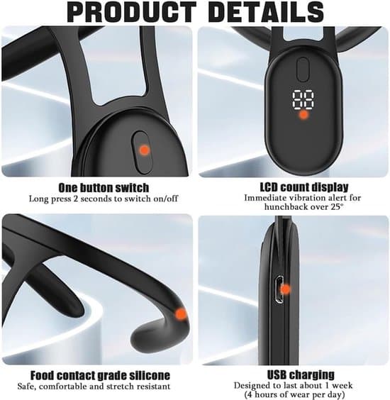 Smart holdningskorrigerer med vibration - Universal - Orange