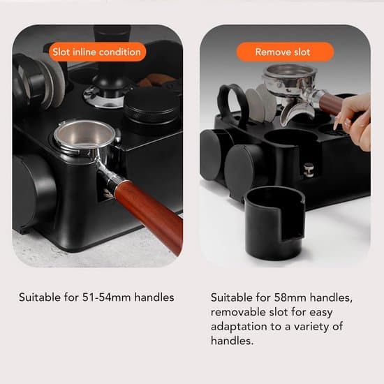 Kaffeværktøjsstation - Espresso Organizerboks - Sort