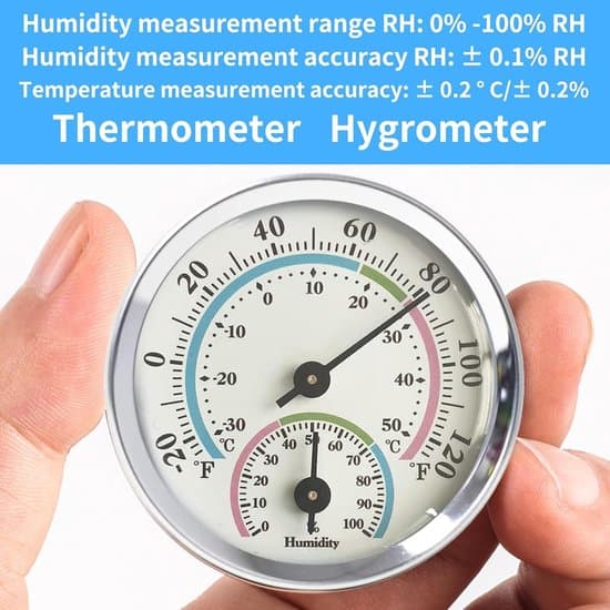 Plus - Analog precision inomhustermometer och hygrometer med temperaturkontroll