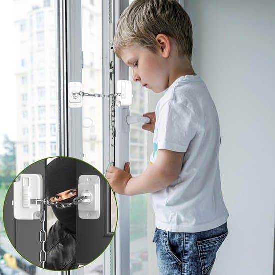 2-pack fönsterbegränsare, dubbellåsande design, barnsäkerhet, vit