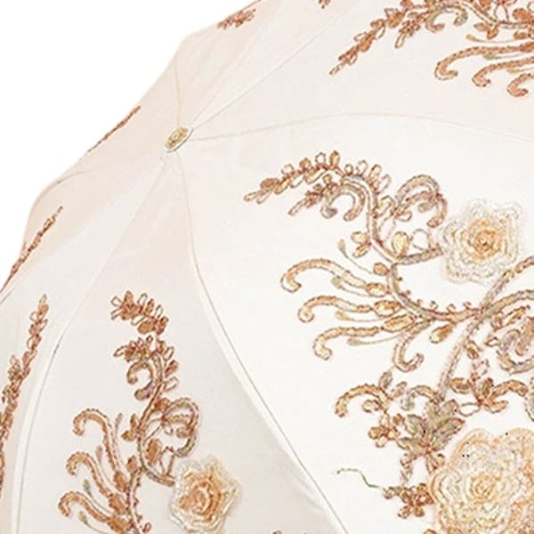 Blondebroderet parasol til kvinder