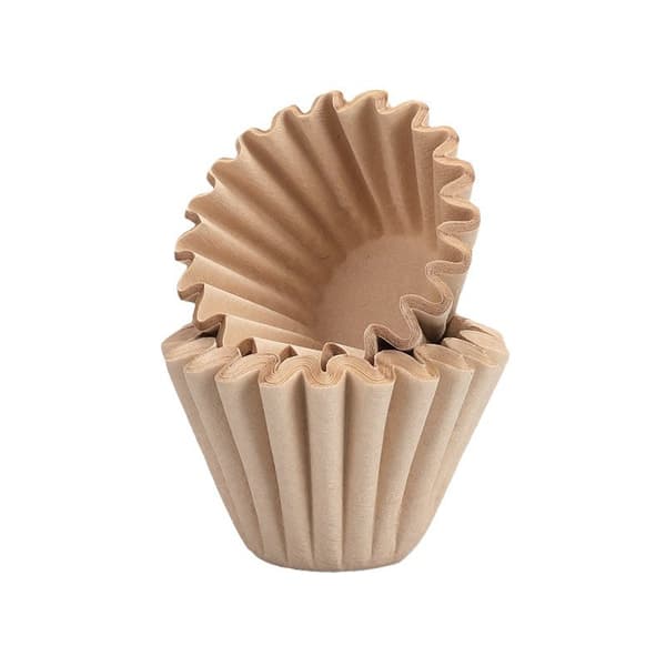 45/155 mm kaffefilterpapper droppkopp - 150 ark