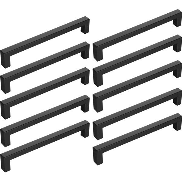 10 sorte møbelgreb, 160 mm hulafstand + skruer