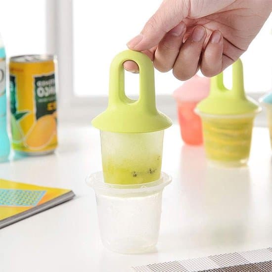 Mini färgglada glassformar - DIY-glassformar för barn