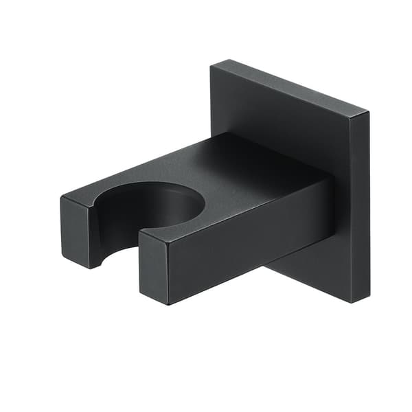 Sort håndholdt brusehovedholder, messing brusehovedholder, brusehovedbeslag