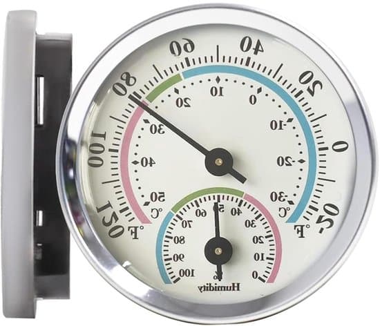 Plus - Analog precision inomhustermometer och hygrometer med temperaturkontroll