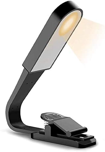 Sengelampe, USB genopladelig, med kontaktsensor, fleksibelt klipdesign.