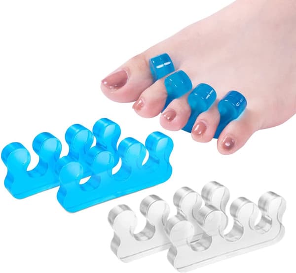 4-delt korrigerende gel tåneglseparator sæt, blå+klar