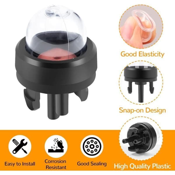 Bränslepumpens studsbollar för Walbro Poulan PPB100E, PPB150E, PPB200, PPB200E, 10-pack