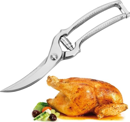 Fjerkræsaks, fjedermekanisme, rustfrit stål, poleret, Classic, sølv,