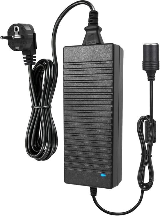 Bilstrømadapter - Konvertertransformator - Køledækpumpe - 120W 10A - 240V til 12V