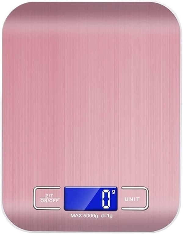 5 kg köksvåg för hemmabruk - Roséguld