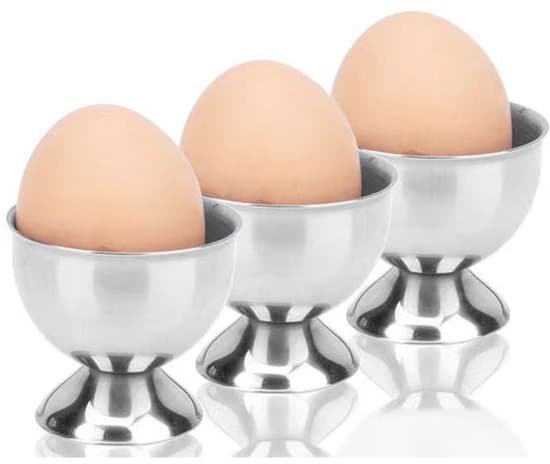 Äggkoppar, 6-pack, Äggkoppar, Rostfritt Stål, Servis/Köksutrustning, Köksaccessoarer, Servisaccessoarer, 4.7*4.8 cm, Silver