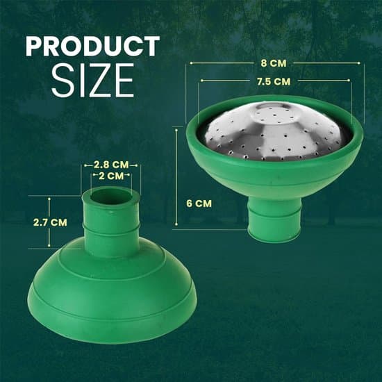 4-pack Rosvattenkanna Ersättningsspruthuvuden (Passar 22mm)