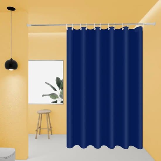 180x200cm Vattentät Duschdraperi i Polyester med 12 Ringar