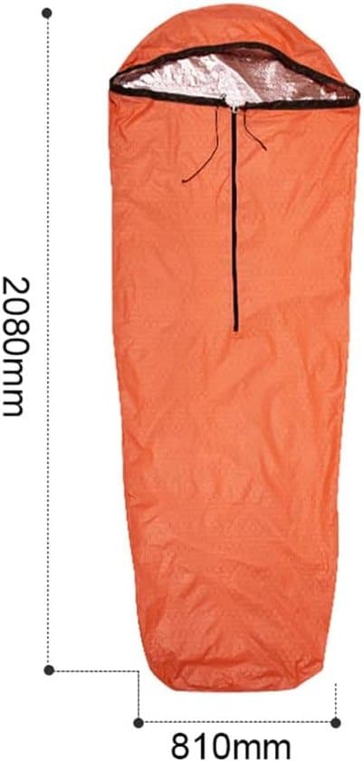 Utomhussovsäckar, bärbar nödsovsäck, lätt nylonsovsäck för camping, resor, vandring