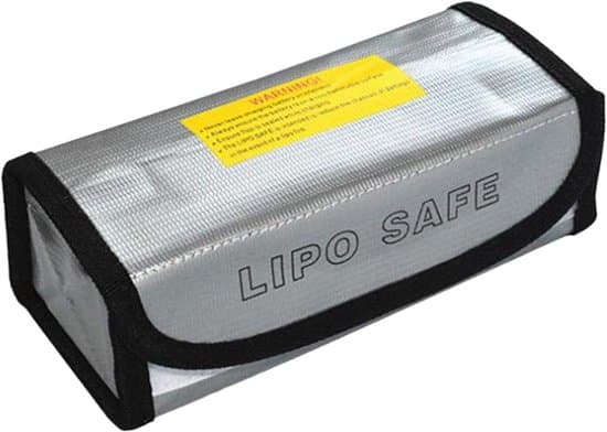 LiPo Batterisäkerhetspåse - Brandsäker - Silver
