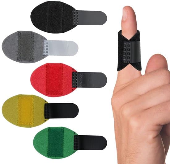5-finger skinnesupport til triggerfinger og ledskade, sort