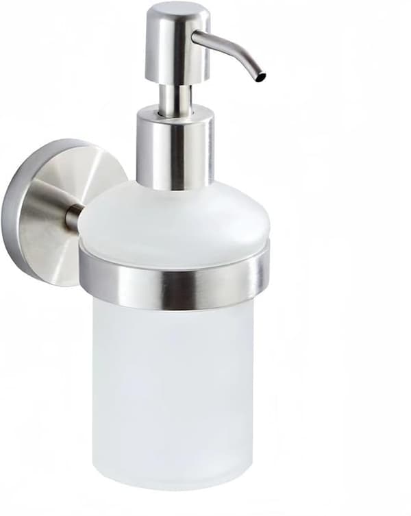 Väggmonterad tvåldispenser, schampodispenser, 200 ml, stansad flytande tvållåda
