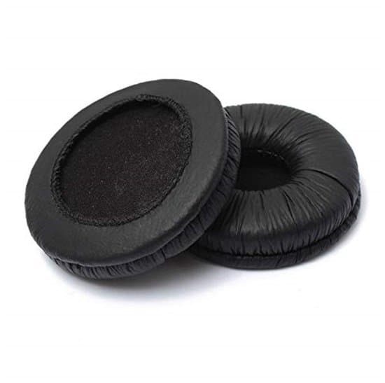 Bluetooth-øretelefon tilbehørsetui til Sennheiser HD25-1, HD25, HD25SP, 25SP-II ørekopper - Sort