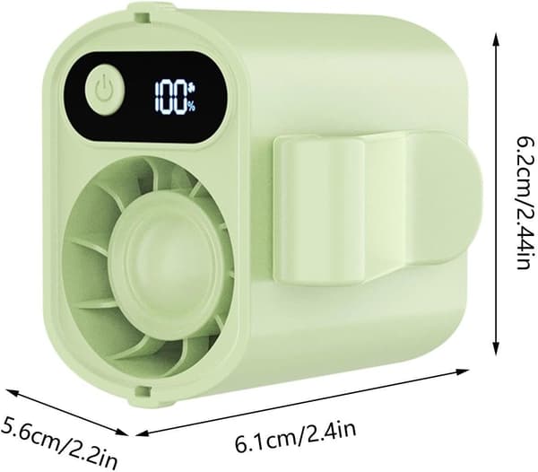 Den allmänna ventilationsutrustningen är bärbar, utrustad med klämmor och möjliggör justerbart luftflöde.