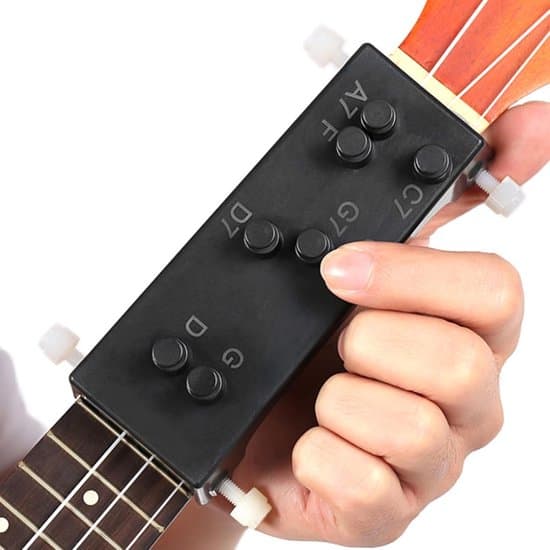 - Komplett träningssystem för ukuleleackord - Design