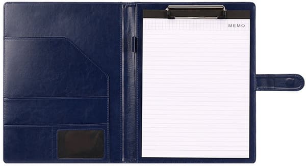 A4 Mappe-stil notesblok - A4 Boks-stil notesblok - Mappe med notesblok - Lyseblå-32*24.5cm
