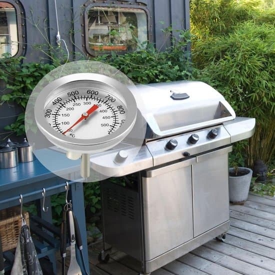 Kulgrill & Ryger Højtemperatur Barometer Termometer, 50-600℃