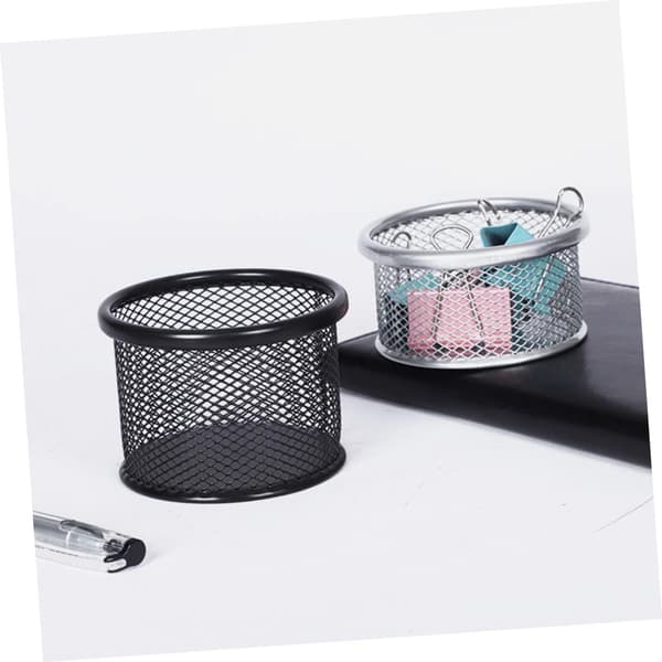 Gemklämmaorganisatör - Skrivbordsorganisatör - 4-pack - Silver