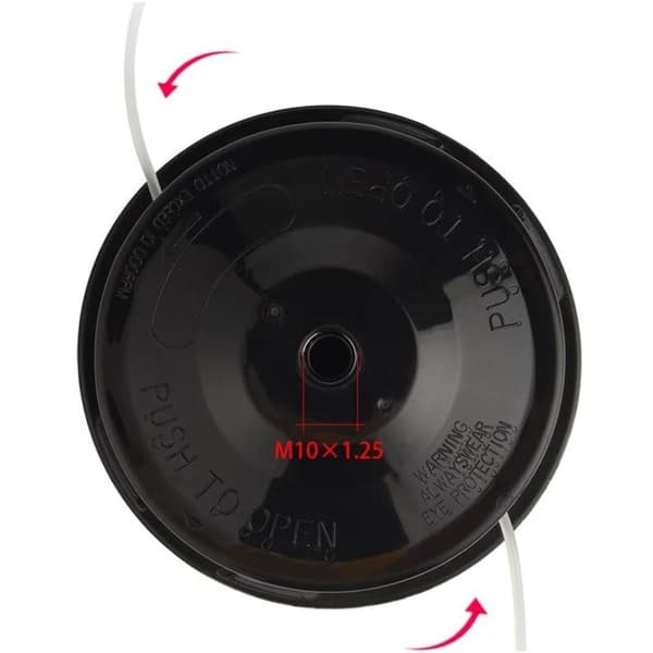 Universal plæneklipperhoved - M10 x 1,25 (venstre side)
