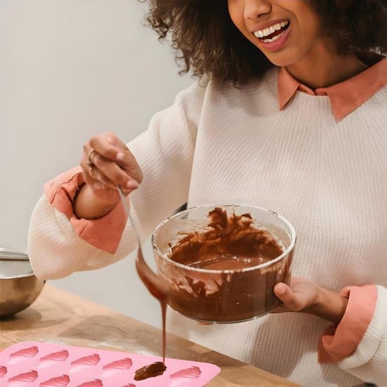 Mini silikonformar för glasstrutar och fondant - 2-pack - Rosa