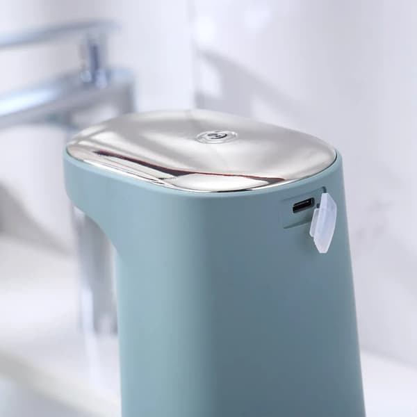 Automatisk opvaskemiddeldispenser, 450 ml, USB, vandtæt, lysegrøn.