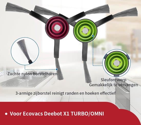 Dele egnet til Ecovacs Deebot X1 (Turbo) og T10 - 11 dele