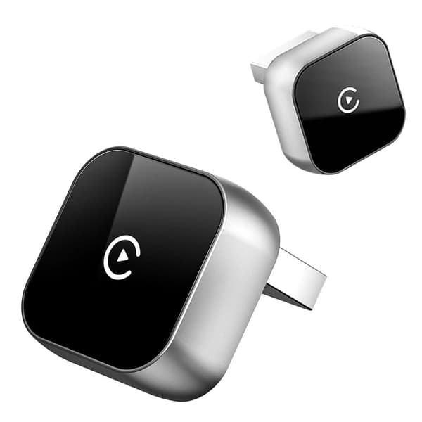 Trådlös biladapter för Apple och Android, kompakt CarPlay-biladapter.