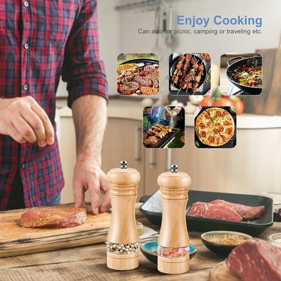 Peppar- och saltkvarnset - Pepparkvarn - Saltkvarn - Bordskvarn
