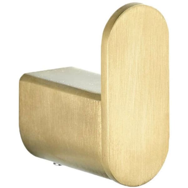 Børstede guld badekåbekroge i rustfrit stål, elegante badeværelseskroge.