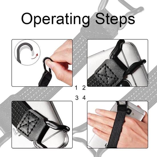 3-pak fleksibel smartphone-adapterstander - Sort