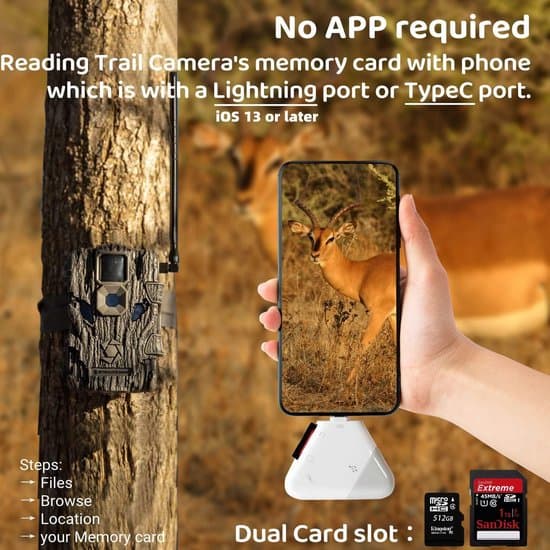 3-in-1 SD-kortinlukija – iPhone/iPad, USB C/USB A, riistakamera, Windows/Mac/Linux/Android