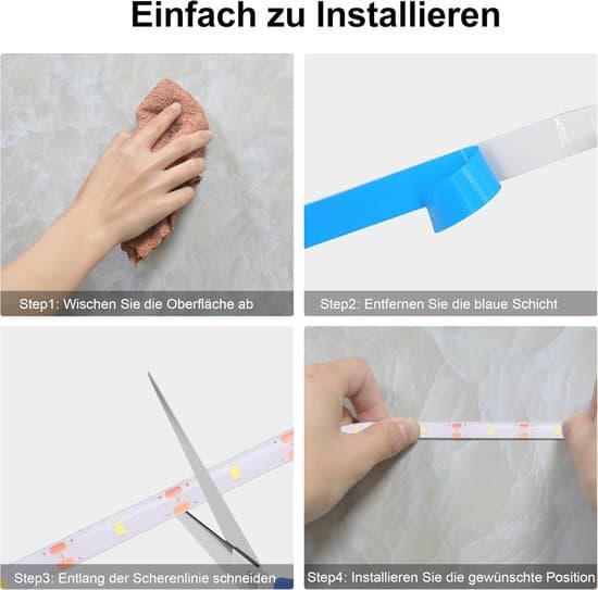 LED-ljuslist - 5 meter - varmvitt ljus
